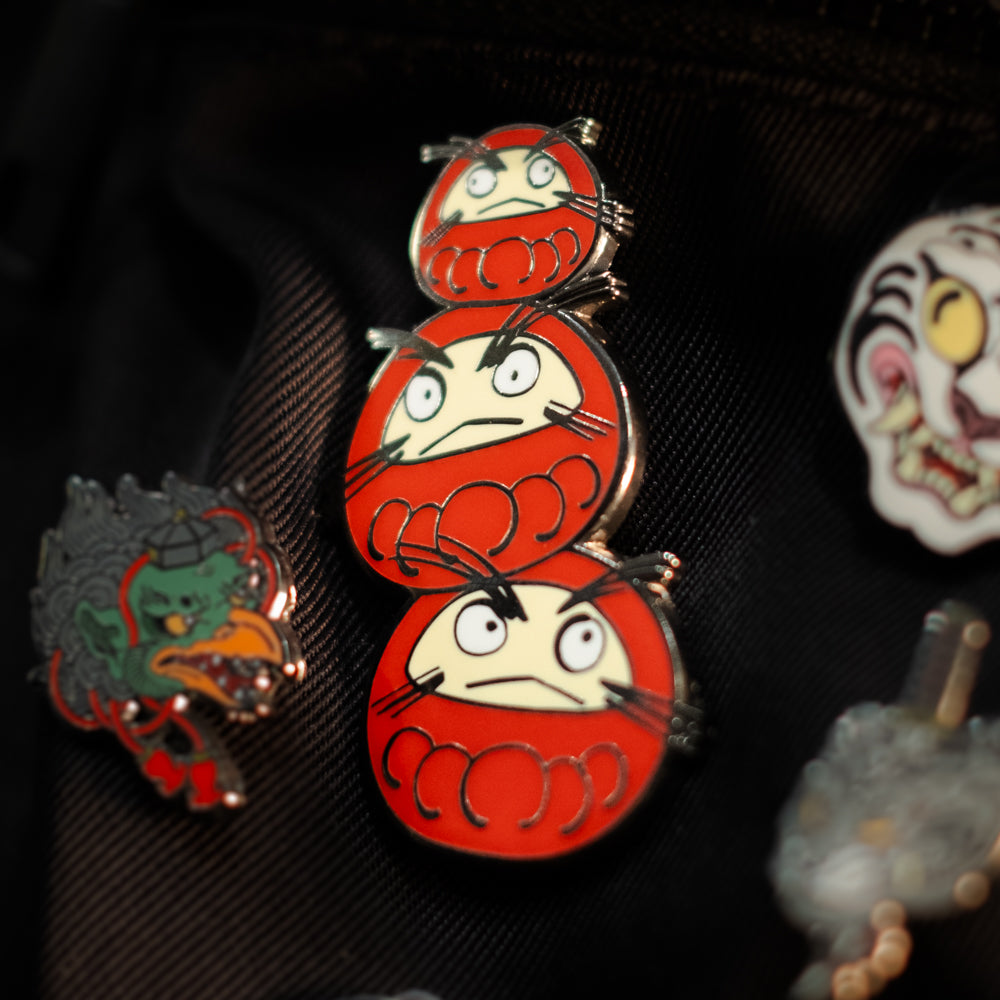 Enamel Pin: Daruma