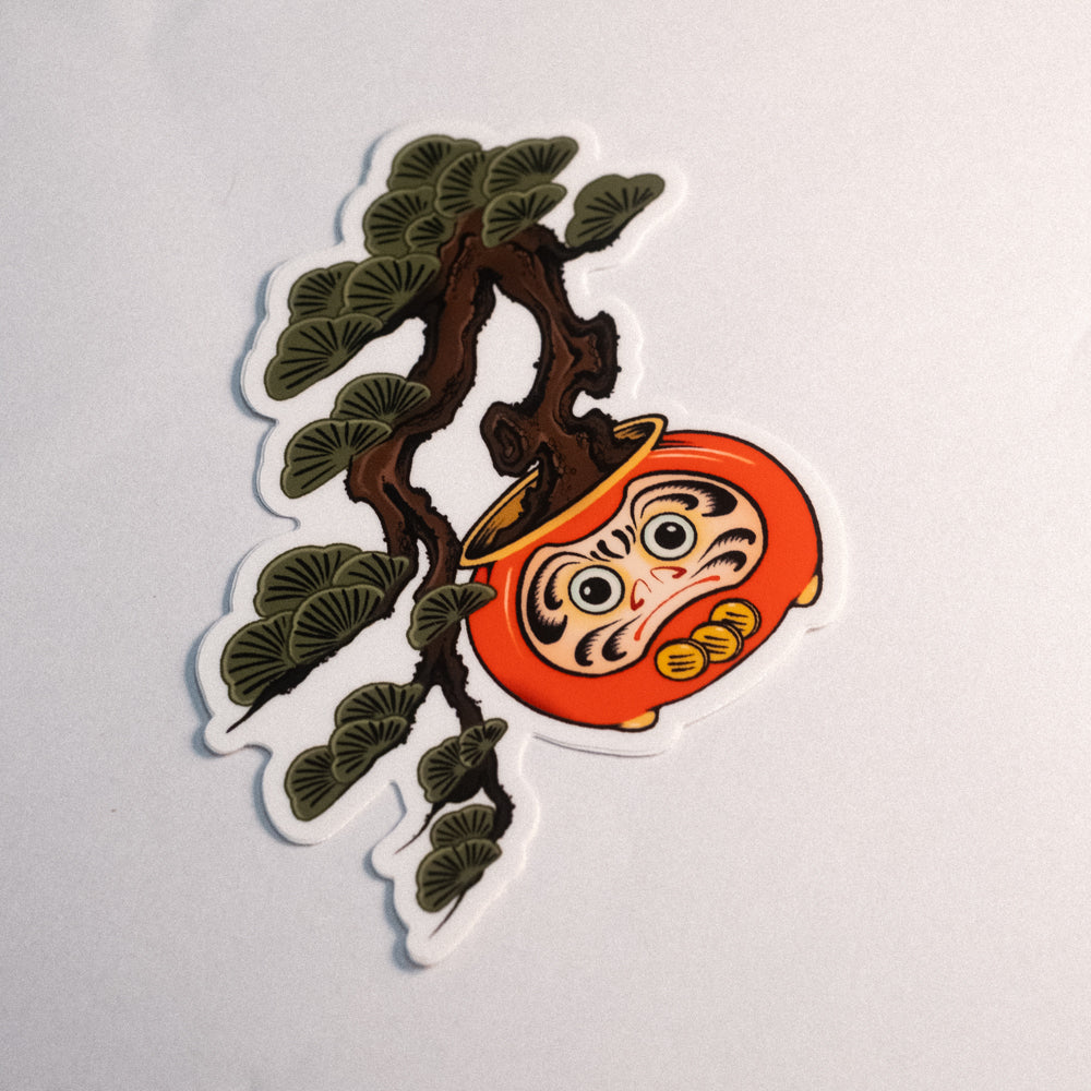 Sticker: Daruma Bonsai