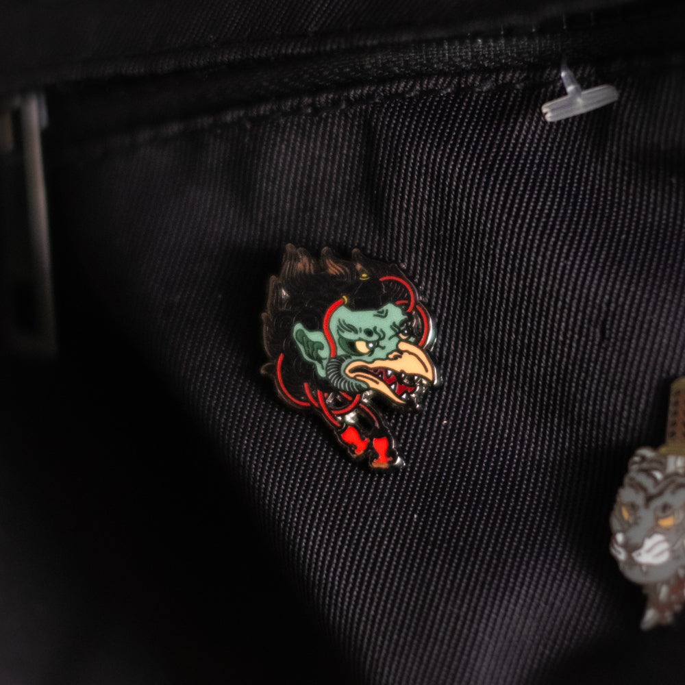 Enamel Pin: Tengu