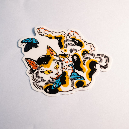 Sticker: Butterfly Kitty